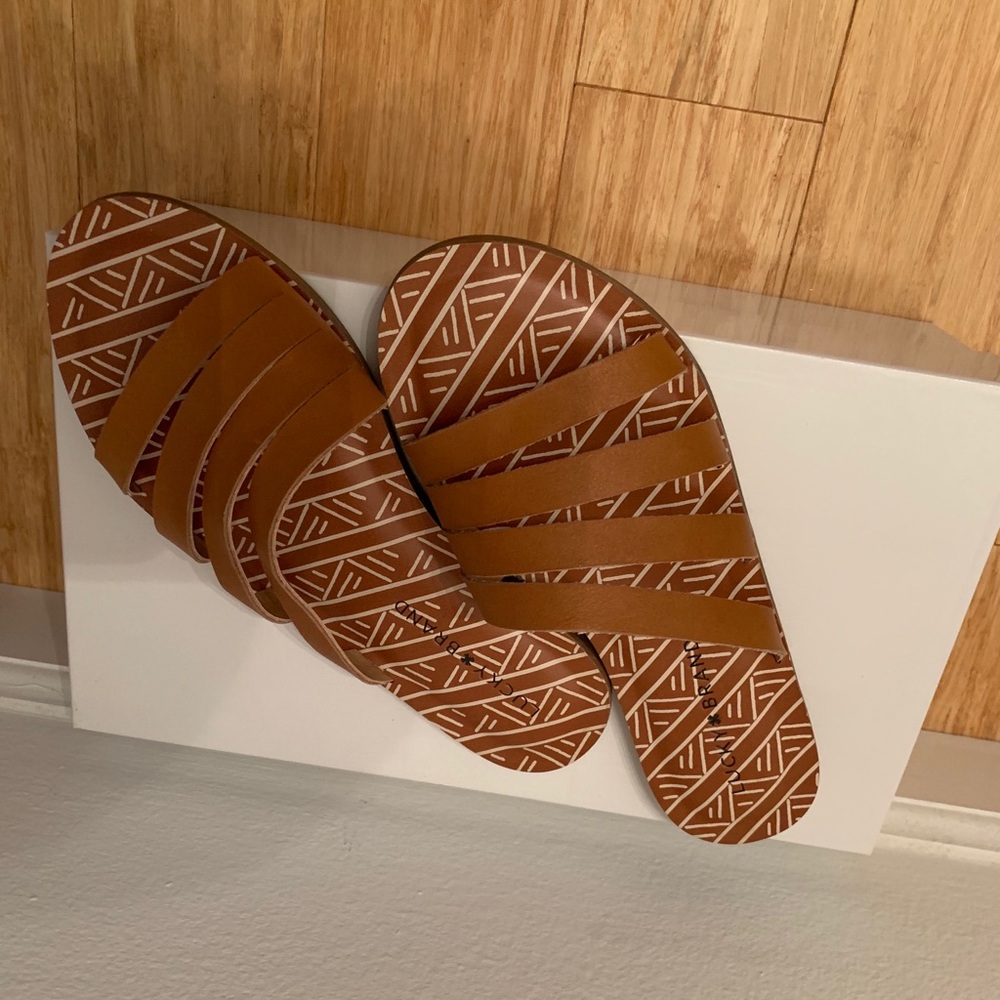 Lucky brand brown sandals